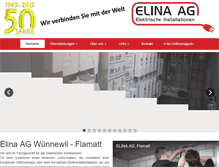 Tablet Screenshot of elinaag.ch